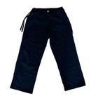 Kyodan  Black Elastic Waist Pull On Capri Yoga Sporty Straight Leg Mid Rise Sz S Photo 4