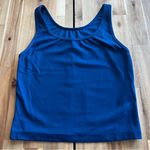 Balance Collection Blue Cropped Athletic Tank Top Photo 0