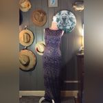 Rampage Y2K  Sleeveless Floral Purple & Tan Maxi Dress Large Photo 4