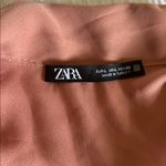 ZARA  Women's Ruffled Blouse in antique rose Photo 1