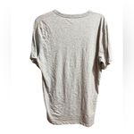 Perry Ellis  Womens Light Gray Casual Short Sleeve Tee Sz L Photo 1