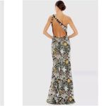 Mac Duggal  49574 Embellished Floral One Shoulder Gown sz 8 Photo 2