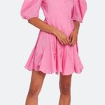 Rhode pink Rosie puff sleeve wrap dress small Photo 0