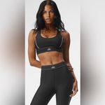 Alo Yoga NWT  Airlift Suit Up Removable Pads, adjustable straps Black & White XS Photo 1