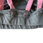 Lululemon Women’s 4 Special Edition Energy Bra Exhale Gray Heather Pink Straps Photo 2