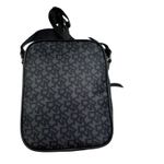 DKNY NWT  Gigi Flight Crossbody Bag Double Zip Black Nylon Monogram Purse 9x6.5x3 Photo 1