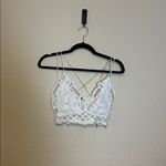 Free People  One Adella Bralette‎ White Size Medium Photo 3