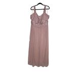 Birdy Grey Dress Women Curve 2X Blush Pink Christina Adjustable Bridesmaid Maxi Photo 7