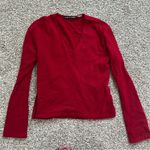 autumn cashmere  V-neck Long Sleeve Sweater Size Medium Photo 7