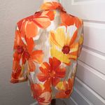 Alfred Dunner New,  Tuscan Sunset Floral Print 3/4 Length Sleeve Open Front Blazer Jacket Size 18  Photo 2