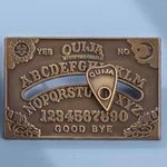 Halloween Vintage Ouija Plate Brooch Pin Photo 6