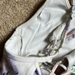 DKNY White Floral Sports Bra Size Medium Photo 4