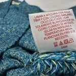 Faded Glory  Blue Knit Pullover Sweater Long Sleeve Cotton Blend Sz XL (16-18) Photo 8