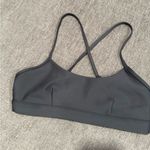 Alo Yoga  airlift intrigue Charcoal Sports Bra Photo 8