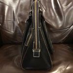 Kate Spade  Black Leather and Gold Zipper Hand Bag Photo 4
