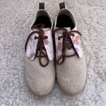 Merrell  Gridway Cotton Canvas Sneakers Lace-Up Shoes Women's Size 7.5 Beige Photo 2