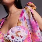 ASOS LUXE embellished printed maxi dress in floral print - Size US 12 Photo 3