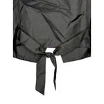 Bisou Bisou Black Sequin Embellished Beaded Vest Tie Back Y2K Goth Size Small Photo 4