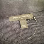 Banana Republic  Navy Blue Cotton Blend Knit Cardigan Blazer Photo 3