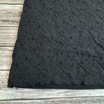 Poof! Poof Women's Black Cropped Pullover Lace T Tee Shirt M Med Medium Short Sleeves Photo 8