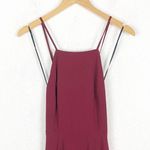 Lulus Mythical Kind of Love Wine Red Chiffon Maxi Dress Small Wedding Cocktail Photo 3