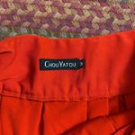 RED PLEATED BASIC SCHOOL GIRL SKATER SKIRT Size M Photo 1