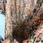 Torrid NWT Ikat Pring Rayon Crepe Smocked Suprlice Wrap Top Geometric Abstract Photo 1