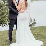 Jenny Yoo Jenny by Marley V-Neck Bridal Gown Size 0/2 Photo 4