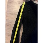 Iris  Black Dress size Small Cocktail Long bell Sleeves Short Lace Elegant Party Photo 9