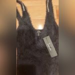 Lulus LULU’S EXTRA GLITZ BLACK RHINESTONE EYELASH LACE SWEATER TANK Photo 4