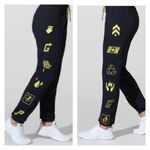 Pam & Gela  - Gym Sweatpant Black Yellow Size P Photo 1