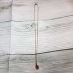 GF 14K  Gold Necklace with Stone Pendant Photo 4