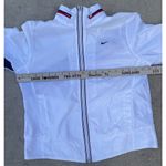 Nike Vintage Womens USA Windbreaker Med. 107359 103 Zip Up 2005 White #8 Y2K Photo 6