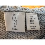 Joie  Chunky Short Sleeve Knit Sweater Top with Flowers Size Large Photo 6