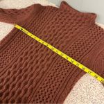NakedCashmere Cable Knit Cashmere Chunky Knit Sweater Brown Women’s Size XS Photo 6