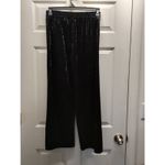 JOE B by Joe Benbasset Size Medium Y2K Crushed Velvet Black & Pink Track Pants Photo 1