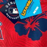 Los Angeles Angels Loudmouth Women's Hibiscus Skort Red/Navy Mini Skirt Large Red Photo 7