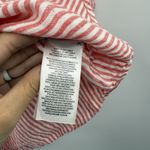 Ralph Lauren Lauren Womens Linen Button Up Shirt XL Striped Red Beachy Coastal Photo 3