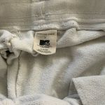 American Eagle White jogger sweatpants with mtv logo on leg Photo 3