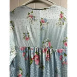Jolie Two Vintage Floral Gown Size‎ Medium Blue Photo 10