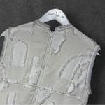 H&M White &  Cream Sleeveless Minimalist Dress Chic Unique NWT Size 10  Studio Photo 10