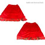 Vince Camuto RED & BLUE FLORAL PRINT ACCORDION PLEAT MIDI SKIRT (L) Photo 8