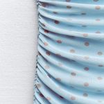 ZARA  Light Blue Polka Dot Mini Dress Photo 5