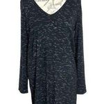 Lilla P Dress Womens Size Large Shift Stretch Long Sleeve Jersey Knit V Neckline Photo 0