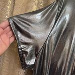 Torrid Silver Liquid Shine Metallic Crew Neck Top T Shirt 3X 22-24 NWT Photo 2