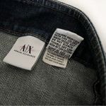 Armani Exchange  A/X Blue Denim Zip Front Halter Jumpsuit Blue Stonewash Overalls Photo 4