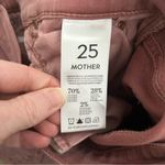 Mother The Rascal Cuff Mid Rise Straight Leg Jeans Rose Mauve Paradise Puff 25 Pink Photo 6