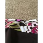Merona Women's Swim Skirt with Attached Brief Black & Floral Print Trim Size M Photo 1