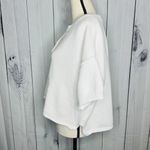 Sincerely Jules  White Crop Sweater and Short Lounge Set Knit Sz L Photo 4