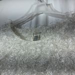 Yarnworks Fuzzy White Sweater Photo 2